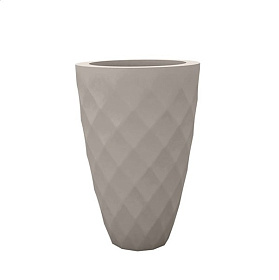Кашпо Vases Nano матовое Taupe Ø18x36