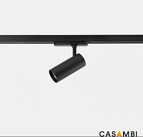 Трековый светильник Fost Ш70 43W черный 23° 4000K CRI90 CASAMBI