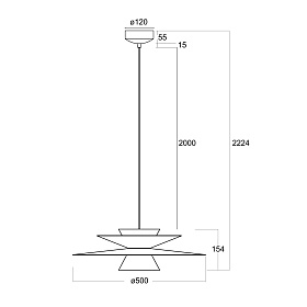 9438 Подвесной светильник ESTRELLA