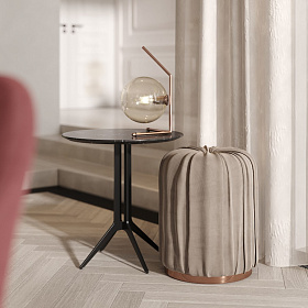 Приставной столик Flamingo 1 мрамор Carrara