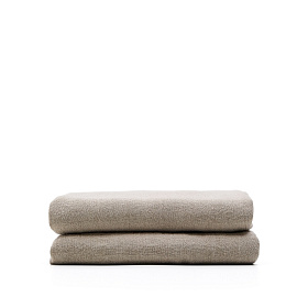 Плед Tandi из льна бежевого цвета 90 х 135 см