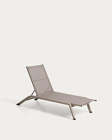 Шезлонг Capraia из коричневого алюминия