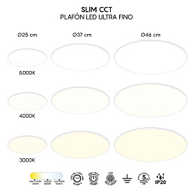 8691 Потолочный светильник SLIM CCT