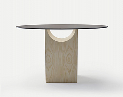 Круглый стол Vestige дерево/стекло