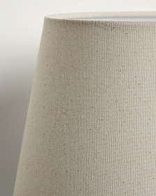 Настольная лампа Odra из зеленой керамики с глянцевой отделкой