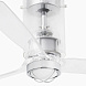 Потолочный вентилятор Mini Tube Fan LED прозрачный