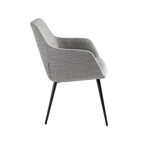 Обеденный стул 4222 из серой ткани