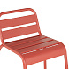 Уличный барный стул Lianis коралловый