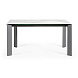 Стол Atta 160 (220) x90 антрацит, керамика
