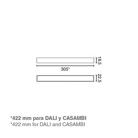 Светильник для линейной системы NESO SLIM LINE-70 3000K черный CASAMBI