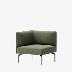 Угловой модуль дивана Kern со спинкой