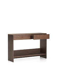 Буфет Norlen с 2 ящиками и полкой из орехового шпона 120 x 81 см