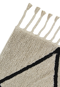 Ковер Bereber Берберский черно-белый бежевый 140*200