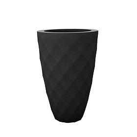 Кашпо Vases Nano матовое антрацит Ø18x36