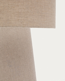 Настольная лампа Algaida серая ткань