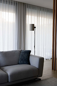 Торшер Guadalupe черный/бежевый