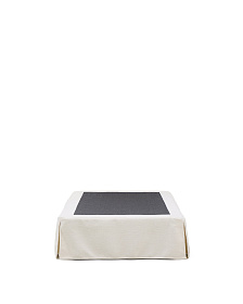 Основание кровати Jaira со съемным чехлом из белого шенилла для матраса 90 х 200 см