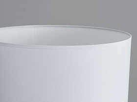 Настольная лампа Sonica хромированный металл + белый абажур 801011/36