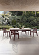 SERRA Уличный обеденный стол 240x100 BURGUNDY