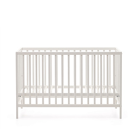Shantal Детская кроватка из массива бука с белой отделкой 60 x 120 см
