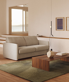 Nuala 3-местный диван-кровать жемчужного цвета, 184 см