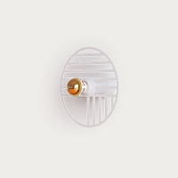 Настенный светильник Line с цоколем 10 см белый