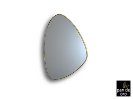 Зеркало треугольное Orio 84х55 золото