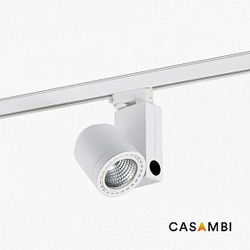 Трековый светильник mini Cylinder белый LED HE 27W 3000K 56є CASAMBI