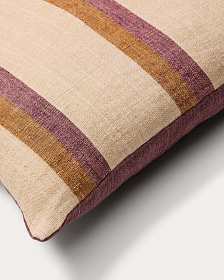 Чехол для подушки Arven из льна в разноцветную полоску 45 x 45 см