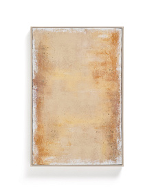 Абстрактная картина Selnar желтая 60 x 90 см