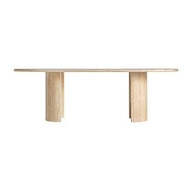 Обеденный стол Thiennes из травертина