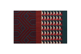 Ковер Ndebele красный