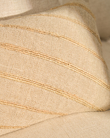 Чехол для подушки Riena бежевого цвета из хлопка и вискозы, 30 x 50 см