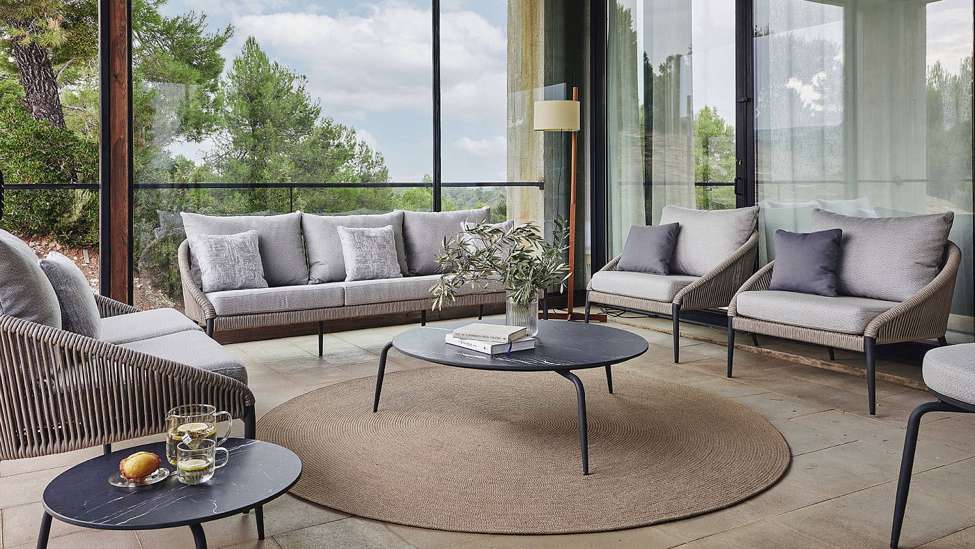 Кресло RODONA BEIGE-CARBON