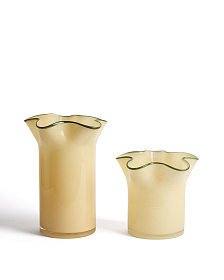 Ваза Endasi из желтого стекла 19,5см