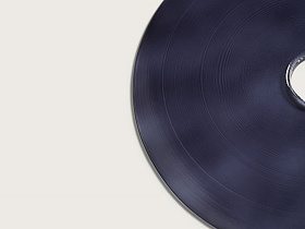 Бра Fest черный цоколь 5 см - синее стекло