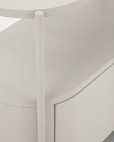 Тумба для ванной Arely из белой стали и белого лака