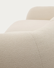 Модульный диван Martina 3-местный с правым шезлонгом, цвет экрю, 287 см