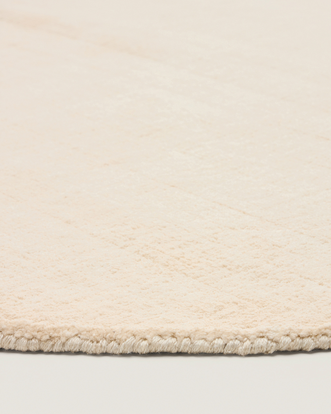 Empuries Круглый белый ковер Ø200 см