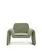 Кресло Melvia из зеленого шенилла