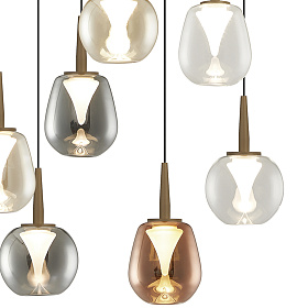 Люстра подвесная ANDROMEDA 8934+8PL