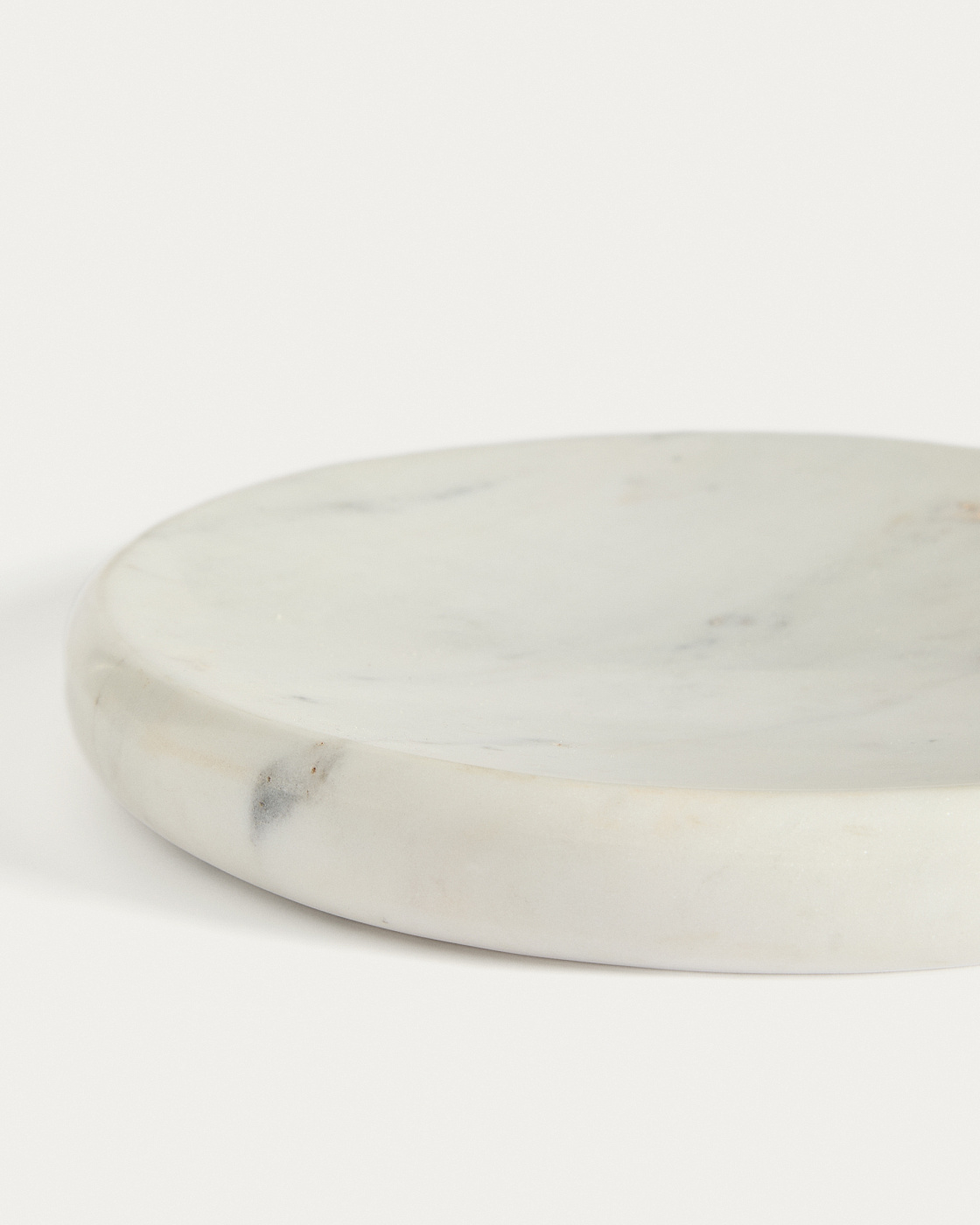 Поднос Obena из белого мрамора Ø 25 см