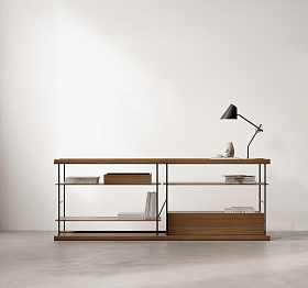 Сервант Bost из дерева с полками BA4220