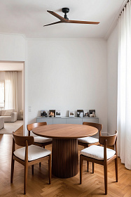 Потолочный вентилятор KLIM M Ш1250mm черный 3 PALAS  орех