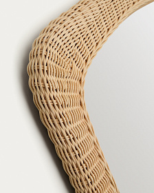 Зеркало из ротанга Zilna 58 x 79 см