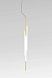 Вертикальный светильник Ambrosia V 130 Plug-in матовое золото
