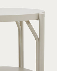 Тумба для ванной Arely из стали и белого лака 60 x 40 см