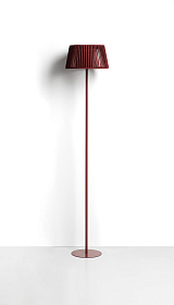 Уличный торшер Aldet на солнечных батареях терракотовый, диаметр 46 см