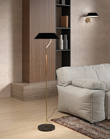 Торшер Aider матовый никель