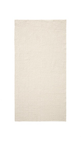 Ковер Mascarell из хлопка и полиэстера белого цвета 160 x 230 см